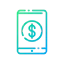 Mobile payment icon 64x64