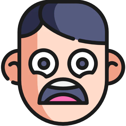 Scared icon