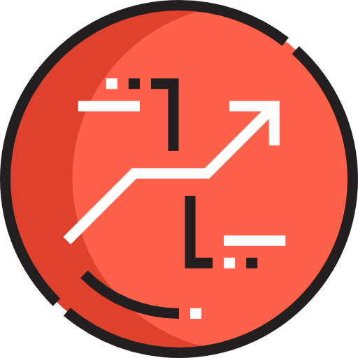 Line chart icon