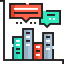 Bar chart icon 64x64