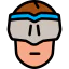 Vr glasses icon 64x64
