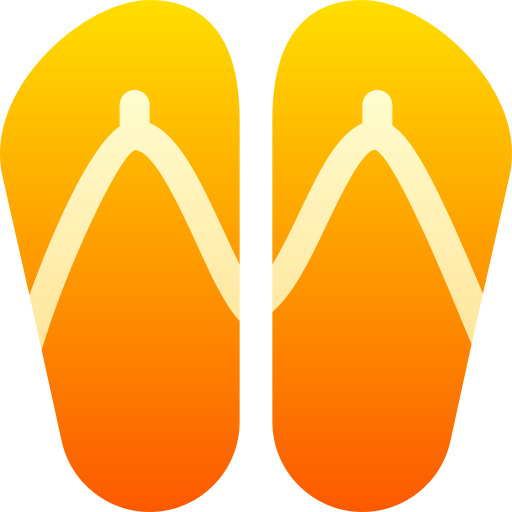 Flip flops icon