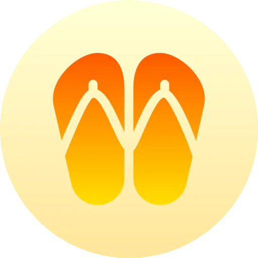 Flip flops icon