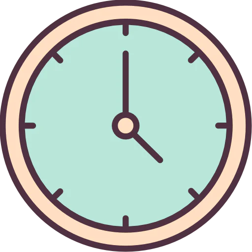 Wall clock icon