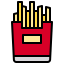 French fries icon 64x64