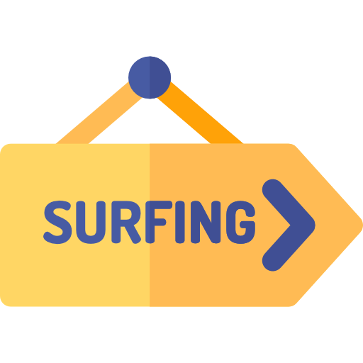 Surfing icon