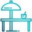 Picnic table icon 64x64