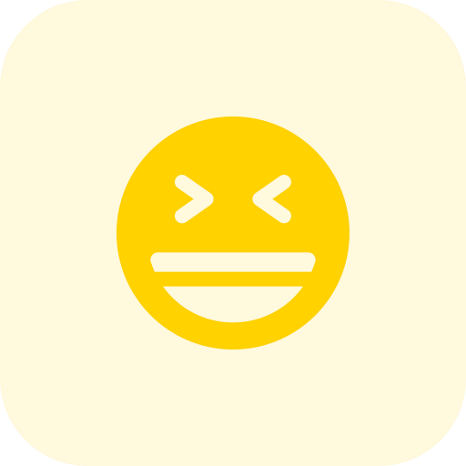 Grinning icon