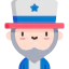 Uncle sam icon 64x64