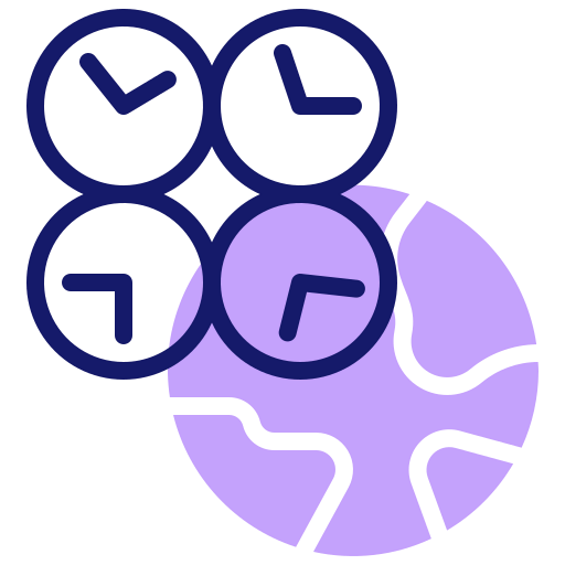 Time zone icon
