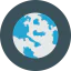 Earth globe icon 64x64