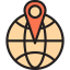 Globe grid icon 64x64
