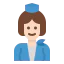 Air hostess icon 64x64