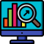 Bar chart icon 64x64