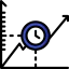 Line chart icon 64x64
