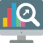 Bar chart icon 64x64