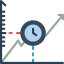 Line chart icon 64x64