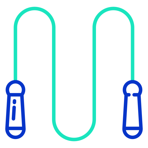 Jumping rope icon