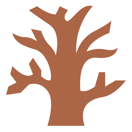 Dry tree icon