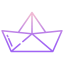 Paper boat Symbol 64x64