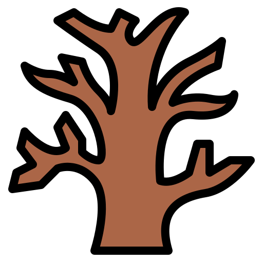 Dry tree icon