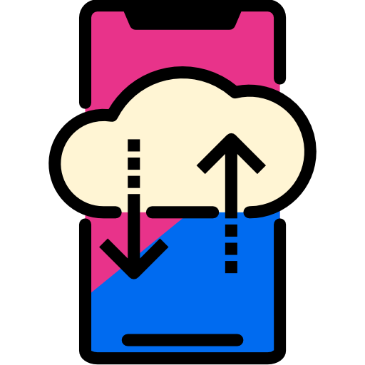 Cloud storage Symbol