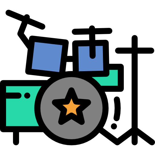 Drum set icon