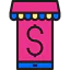 Online shopping icon 64x64