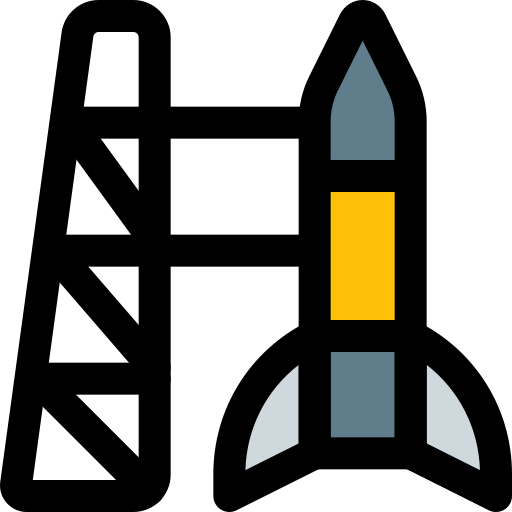 Rocket launch icon