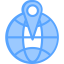 Globe grid icon 64x64