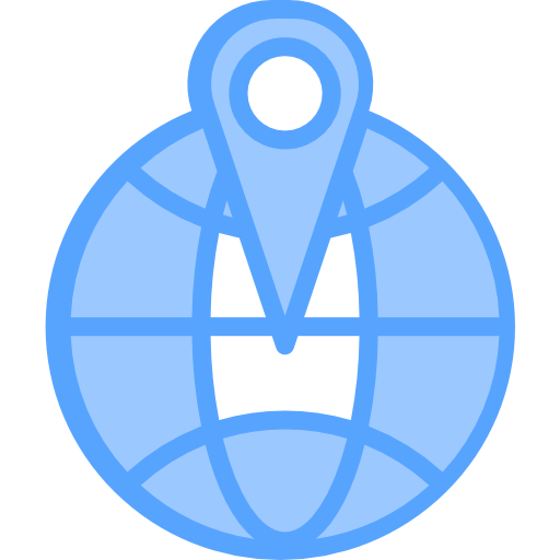 Globe grid icon