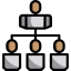 Hierarchical structure icon 64x64