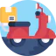 Delivery bike Symbol 64x64