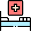 Hospital bed icon 64x64
