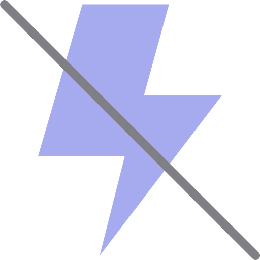 Flash off icon
