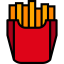 French fries icon 64x64