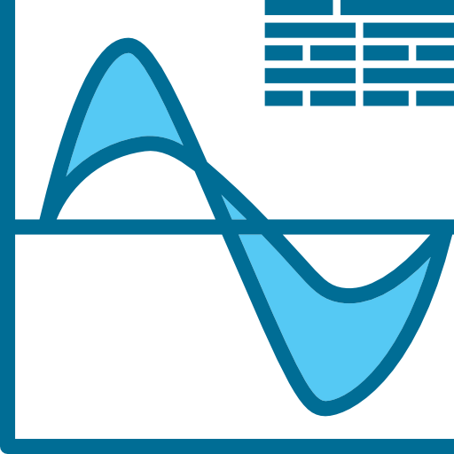 Line chart icon