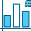 Bar chart icon 64x64