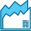 Line chart icon 64x64