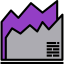 Line chart icon 64x64