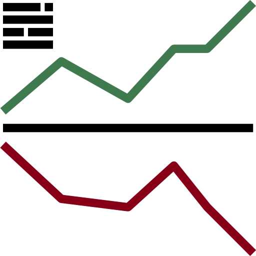 Line chart icon
