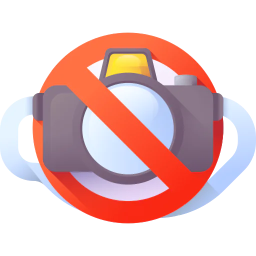 No camera icon