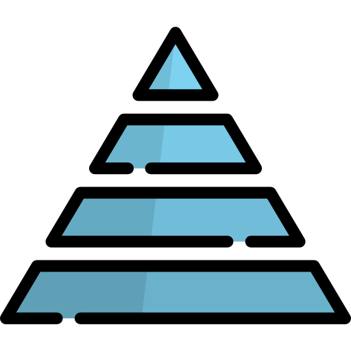 Pyramidal icon