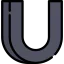Letter u icon 64x64