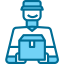 Delivery man icon 64x64