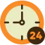 24 часа иконка 64x64