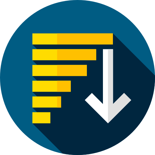 Ascending sort icon