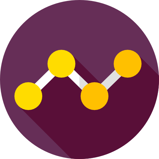 Line chart icon