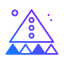 Triangles icon 64x64