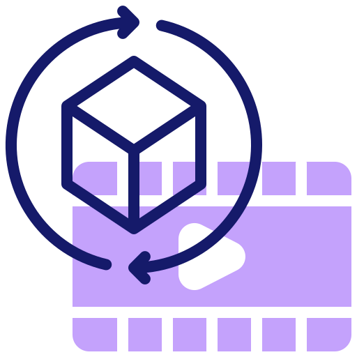 3d cube icon